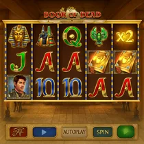 Neon54 - Book of Dead Slot Game - Play'n GO Casino Game